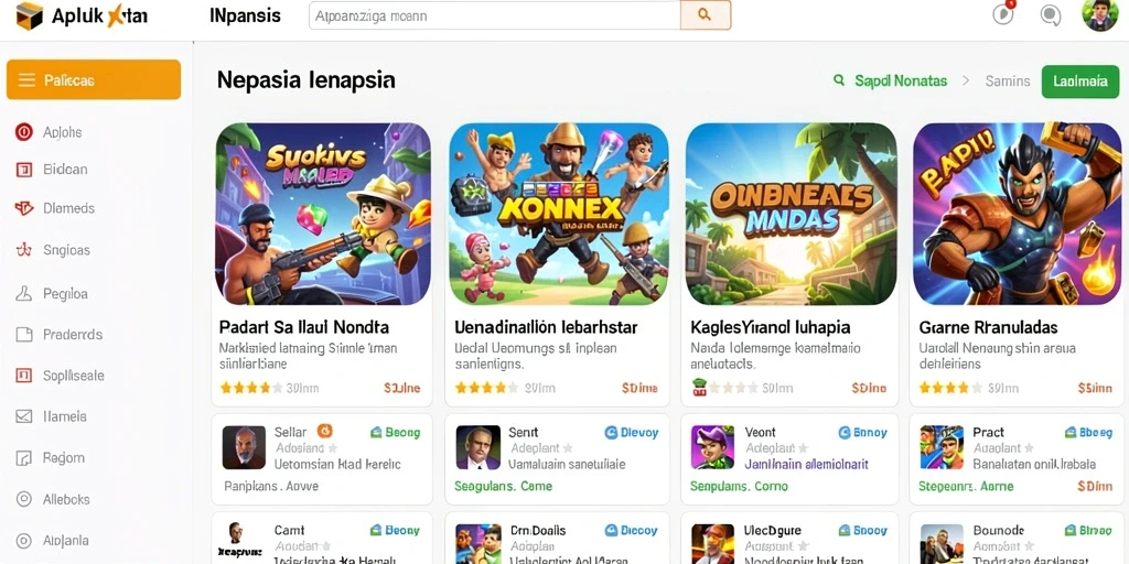 Tampilan menarik dari slot bertema petualangan.