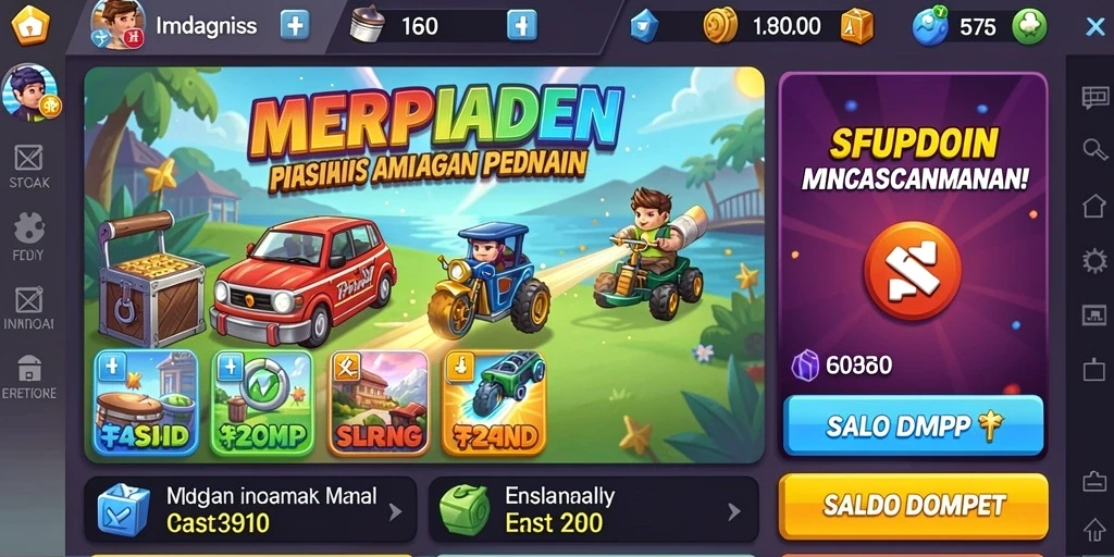 Tampilan awal aplikasi yang menarik dan informatif.