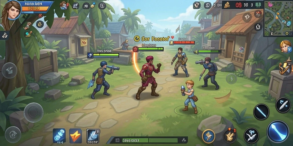 Tampilan antarmuka game yang menarik dan user-friendly.