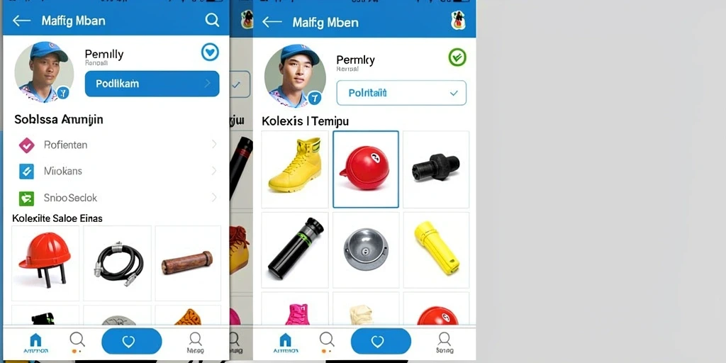 Layar utama yang menampilkan karakter utama dan misi.