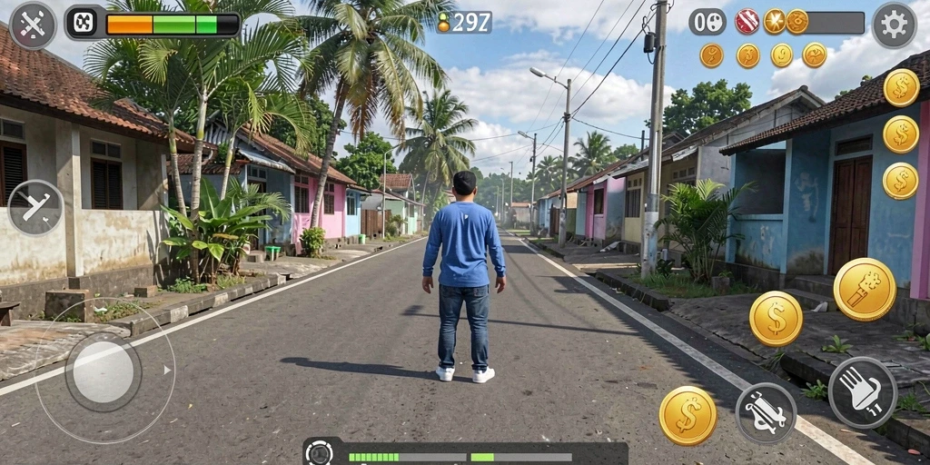 Tangkapan layar dari permainan slot yang menarik.