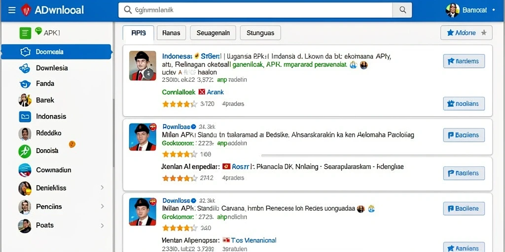 Tampilan antarmuka yang menarik dan memikat.