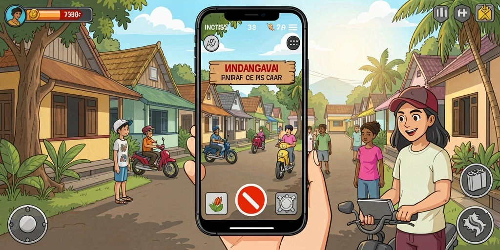 Tampilan awal NX888 yang menarik dan user-friendly.