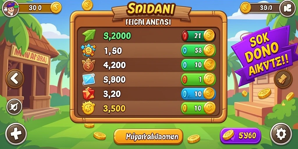 Tampilan awal aplikasi OMTOGEL yang menarik.