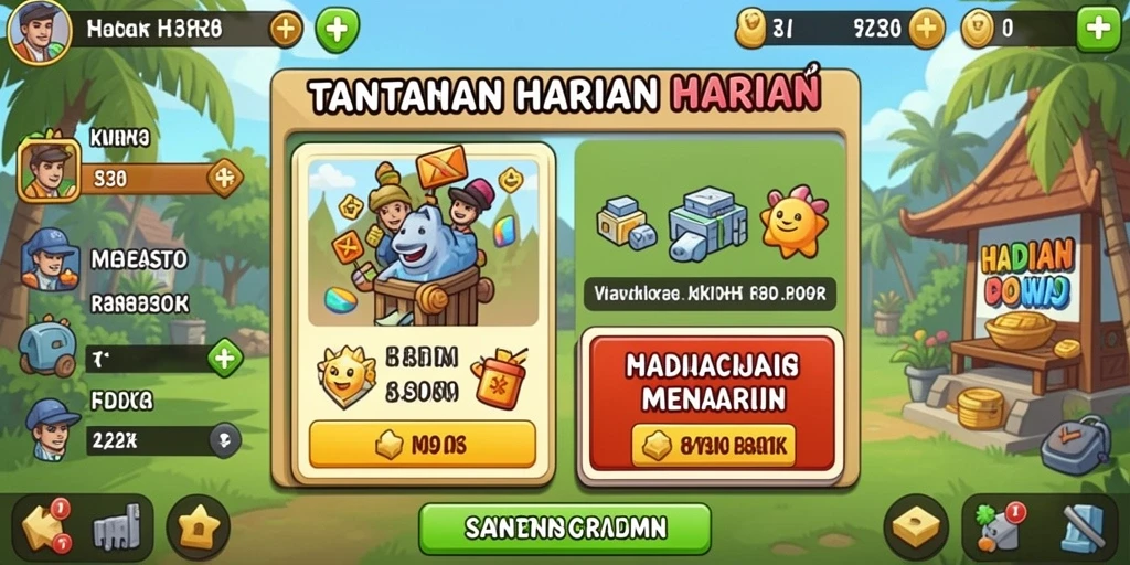 Screenshot menampilkan karakter utama dalam aksi.