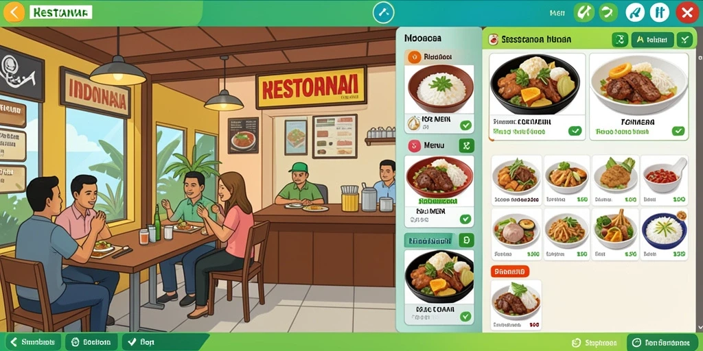Screenshot menampilkan mesin slot dengan grafis warna-warni.