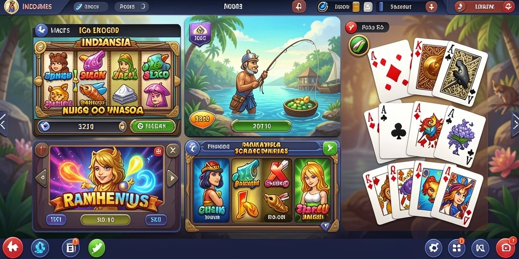 Screenshot menunjukkan petualangan seru di level pertama.